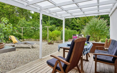 Keyla - 2.3Km from the Sea: Roof, House, Home, Cottage, Siding, Estate, Driveway, Garden Buildings, Yard, Shed