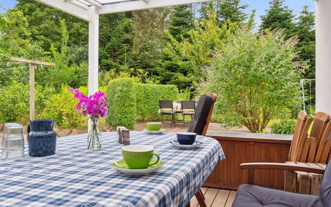 Keyla - 2.3Km from the Sea: Roof, House, Home, Cottage, Siding, Estate, Driveway, Garden Buildings, Yard, Shed