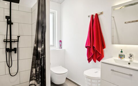Alka - 500M from the Sea: Flooring, Floor, Interior Design, Plumbing Fixture, Bathroom, Toilet, Plumbing, Room, Bathroom Cabinet, Tile