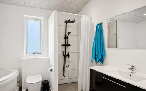 Alka - 500M from the Sea: Flooring, Floor, Wall, Interior Design, Plumbing Fixture, Sink, Ceiling, Bathroom, Bathroom Cabinet, Plumbing