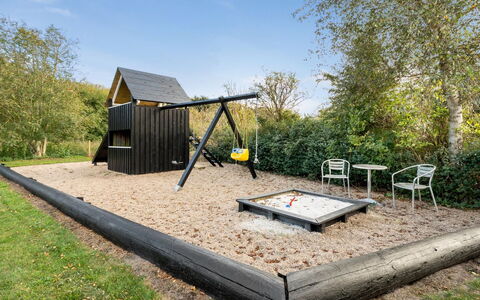 Soeren - 300M from the Sea: Playground Slide, Outdoor Play Equipment, Chute, Garden, Backyard, Shade, Landscaping, Lawn, Playground, Design