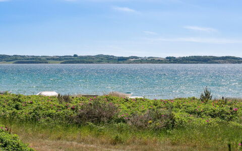 Klint - 25M from the Sea: Roof, Home, Door, Cottage, Shade, Siding, Yard, Estate, Backyard