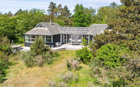 Klint - 25M from the Sea: Roof, Home, Door, Cottage, Shade, Siding, Yard, Estate, Backyard
