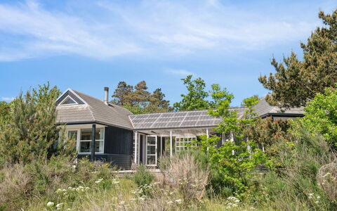 Klint - 25M from the Sea: Roof, Home, Door, Cottage, Shade, Siding, Yard, Estate, Backyard