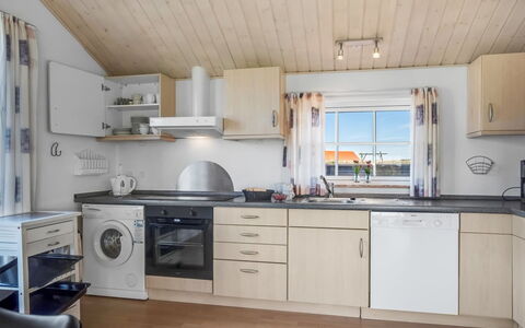 Winona - 600M from the Sea: Wood, Flooring, Floor, Furniture, Interior Design, Ceiling, Kitchen, Home, Countertop, Sink