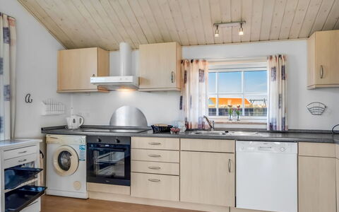 Winona - 600M from the Sea: Wood, Flooring, Floor, Interior Design, Ceiling, Kitchen, Furniture, Sink, Countertop, Plumbing Fixture