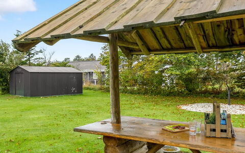 Gisella - 900M from the Sea: Wood, Furniture, Shade, Outdoor Furniture, Outdoor Structure, Outdoor Table, Outdoor Bench, Garden, Backyard, Picnic Table