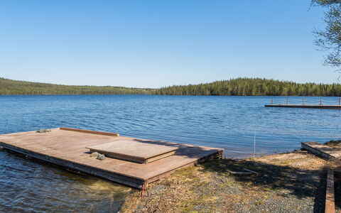 Holy Lake Chalet a: Water, Bank, Lake, Dock, Reservoir, Loch, Sound, Larch, Boardwalk