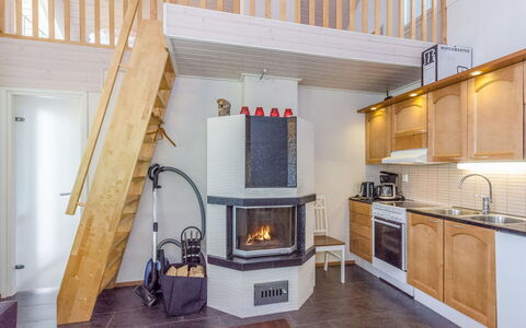 Kotaniemi: Wood, Furniture, Flooring, Room, Ceiling, Apartment, Stove, Kitchen, Hardwood, Home Appliance