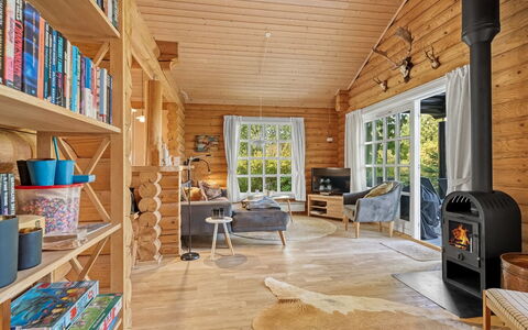 Sigga - 1.6Km from the Sea: Wood, Roof, Architecture, Home, House, Cottage, Siding, Hardwood, Slope, Estate
