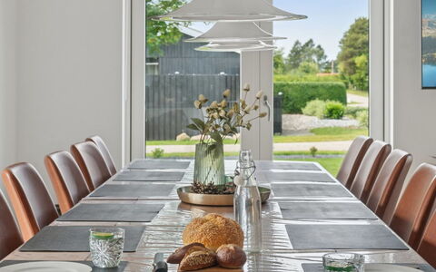 Christian - 600M from the Sea: Furniture, Interior Design, Table, Wood, Dining Room, Chair, Tableware, Kitchen & Dining Room Table, Flooring, Light Fixture