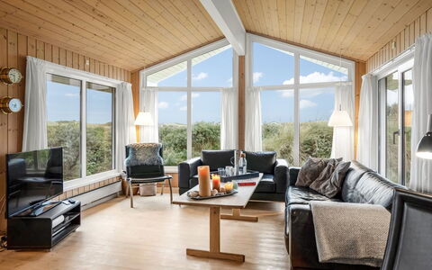 Udder - 250M from the Sea: Wood, Home, Furniture, Interior Design, House, Ceiling, Cottage, Couch, Living Room, Hardwood