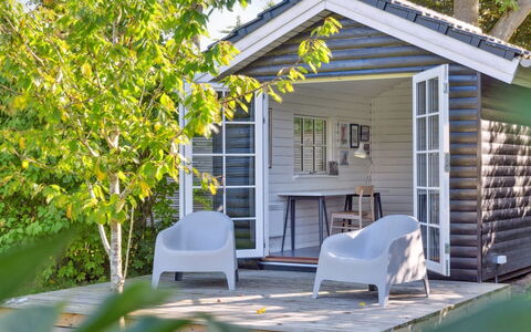 Sighfrith - 1.4Km from the Sea: Wood, Outdoor Furniture, Cottage, Furniture, House, Home, Siding, Garden, Garden Buildings, Shed