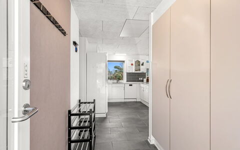 Amine - 300M to the Fjord: Flooring, Wall, Interior Design, Floor, Ceiling, Wood, Kitchen, Major Appliance, Countertop, Lighting