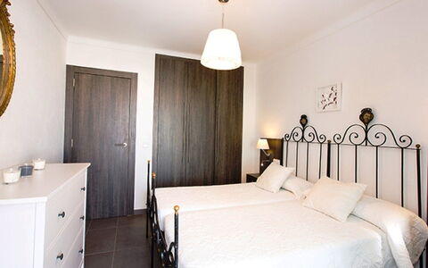 Empuriabrava 218: Bedroom, Room, Bed, Furniture, Property, Interior Design, Bed Sheet, Bed Frame, Building, Floor