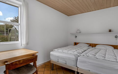 Kalli - 100M from the Sea: Interior Design, Wall, Flooring, Furniture, Floor, Wood, Ceiling, Bed, Bedroom, Lighting