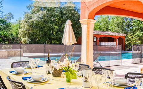 La Bonne Nouvelle: Table, Tableware, Furniture, Property, Chair, Blue, Tablecloth, Dishware, Wine Glass, Interior Design
