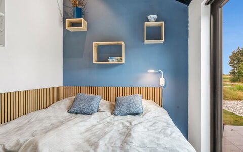 Jahn - 250M to the Fjord: Bedroom, Bed, Bedding, Interior Design, Bed Sheet, Wood, Furniture, Linens, Lighting, Ceiling