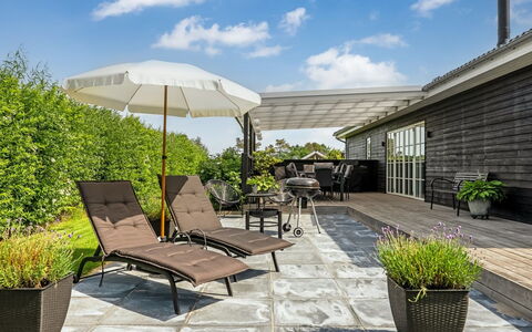 Thala - 500M from the Sea: Furniture, Outdoor Furniture, Wood, Chair, Outdoor Table, Table, Flowerpot, Deck, Kitchen & Dining Room Table, Garden