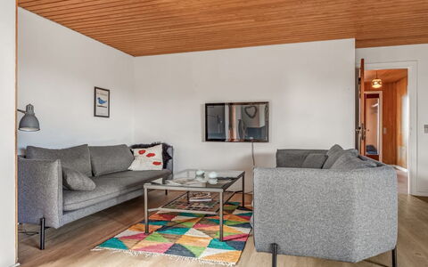 Natalija - 700M from the Sea: Furniture, Interior Design, Flooring, Floor, Wall, Wood Flooring, Wood, Couch, Ceiling, Living Room
