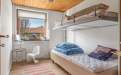 Natalija - 700M from the Sea: Furniture, Bed, Wall, Bedroom, Interior Design, Wood, Floor, Flooring, Bunk Bed, Bed Sheet