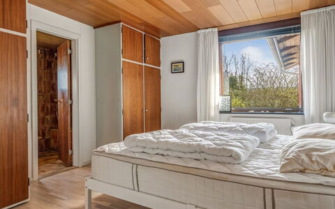 Natalija - 700M from the Sea: Flooring, Bed, Interior Design, Floor, Bedroom, Furniture, Wood, Ceiling, Bed Sheet, Bedding