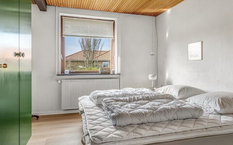 Natalija - 700M from the Sea: Wood, Interior Design, Bedroom, Ceiling, Bed, Flooring, Floor, Bed Sheet, Furniture, Bedding