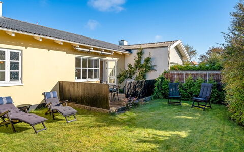 Julie - 700M from the Sea: Home, Roof, House, Door, Cottage, Shade, Garden, Groundcover, Porch, Yard