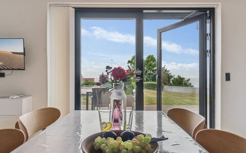 Rico - 50M from the Sea: Interior Design, Kitchen & Dining Room Table, Furniture, Floor, Chair, Hardwood, Dining Room, Glass, Wood Stain, Home Door