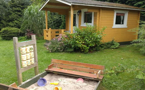 Kasper - 700M from the Sea: Roof, House, Home, Cottage, Siding, Estate, Driveway, Garden Buildings, Yard, Shed