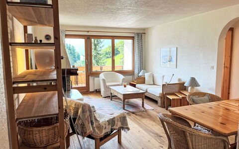 Savognin 140: Table, Furniture, Chair, Wood, Building, Interior Design, Floor, Flooring, Wall, Cabinetry
