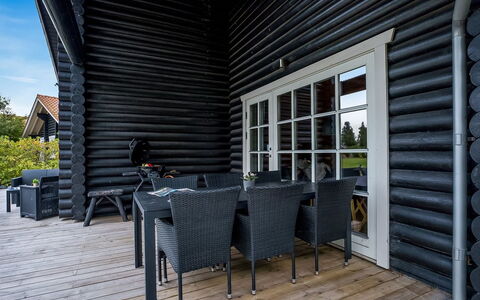 Salmina - 900M from the Sea: Roof, House, Land Lot, Home, Cottage, Estate, Garden Buildings, Shade, Log Cabin, Landscaping