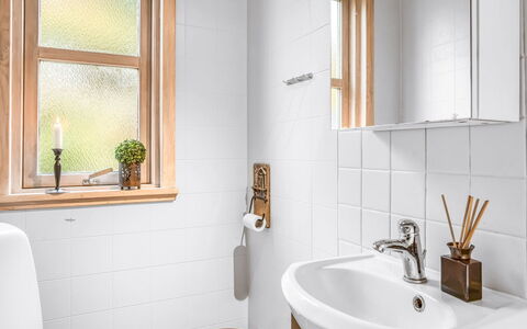 Frido - 500M from the Sea: Bathroom, Plumbing Fixture, Interior Design, Flooring, Floor, Tap, Sink, Bathroom Sink, Plumbing, Room