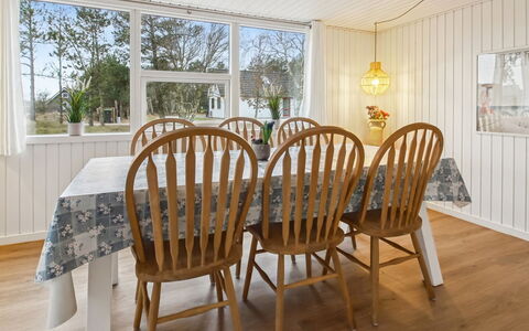 Knud - 2.5Km from the Sea: Furniture, Wood, Interior Design, Flooring, Ceiling, Floor, Wood Flooring, Dining Room, Chair, Kitchen & Dining Room Table