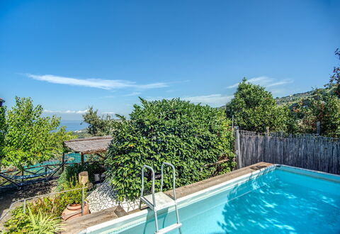 Villa Solaria With Private Pool: Water, Sky, Plant, Cloud, Property, Swimming Pool, Azure, Vegetation, Tree, Residential Area