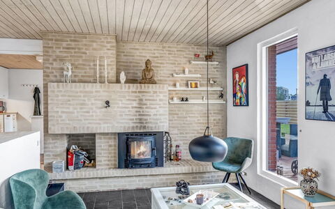 Iara - 500M from the Sea: Interior Design, Wall, Furniture, Flooring, Wood, Floor, Ceiling, Room, Living Room, Brick
