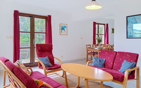 Green Valley Park Stárkov 3: Furniture, Flooring, Interior Design, Floor, Home, Chair, Apartment, Wood Flooring, Living Room, Wood Stain