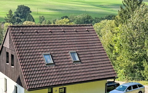 Green Valley Park Stárkov 13: Cloud, Sky, Building, Plant, Window, Tree, House, Facade, Roof, Landscape