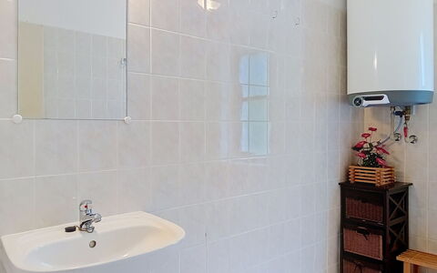 Green Valley Park Stárkov 14: Plumbing Fixture, Bathroom Sink, Bathroom, Flooring, Sink, Floor, Tap, Interior Design, Plumbing, Room