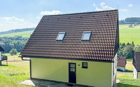 Green Valley Park Stárkov 16: Cloud, Sky, Building, Plant, Window, Tree, House, Facade, Roof, Landscape