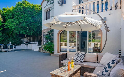 La Selva: Property, Couch, Sky, Building, Shade, Studio Couch, Outdoor Furniture, Plant, Door, Real Estate