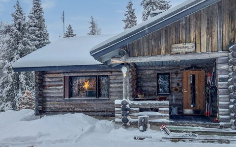 Karhunkelo: Snow, Winter, Wood, Cottage, House, Freezing, Roof, Home, Log Cabin