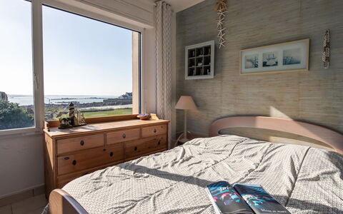 Dal D'Armor: Furniture, Interior Design, Bedroom, Bed, Wood, Floor, Room, Bed Sheet, Ceiling, Flooring