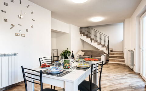 Clementine Country House: Table, Furniture, Property, Chair, Wood, Interior Design, Lighting, Flooring, Tableware, Floor