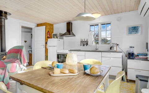 Aleta - 300M from the Sea: Furniture, Interior Design, Apartment, Flooring, Floor, Table, Chair, Room, Home, Kitchen & Dining Room Table