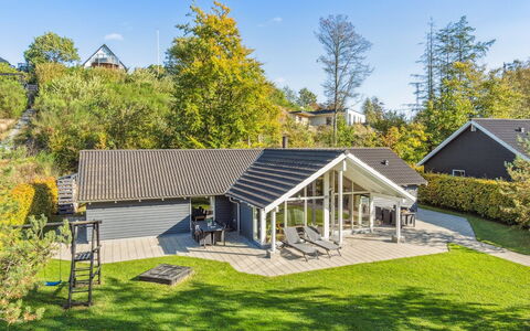 Solborg - 800M from the Sea: House, Home, Door, Roof, Cottage, Estate, Garden, Shade, Siding, Yard