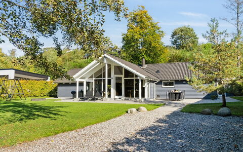 Solborg - 800M from the Sea: House, Home, Door, Roof, Cottage, Estate, Garden, Shade, Siding, Yard