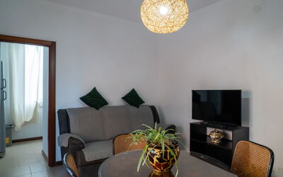 Montesilvano Mare 2 29.2: Table, Furniture, Plant, Couch, Comfort, Wood, Lighting, Interior Design, Living Room, Flooring