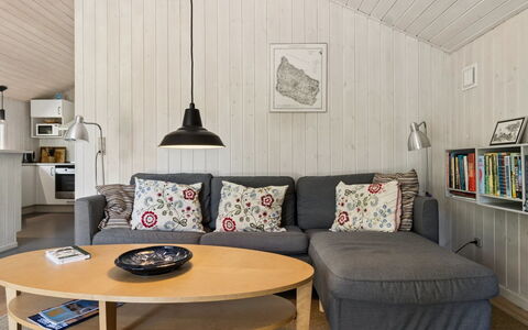 Aimo - 300M from the Sea: Furniture, Interior Design, Flooring, Wood, Ceiling, Floor, Couch, Living Room, Room, Light Fixture