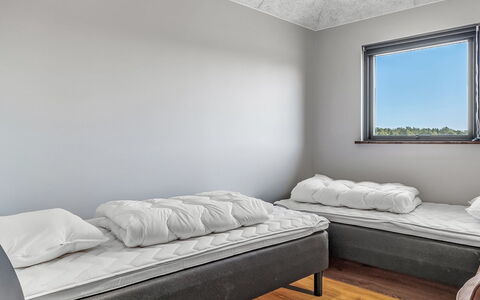 Sönke - 4Km from the Sea: Bedroom, Bed, Bed Sheet, Bedding, Floor, Ceiling, Flooring, Bed Frame, Interior Design, Linens